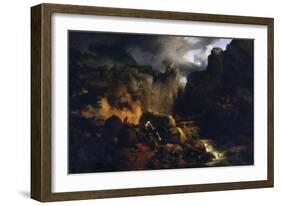 Death of Roland, C1818-Achille Etna Michallon-Framed Giclee Print