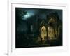 Death of Romeo and Juliet in Moonlit Landscape-Lorenzo Scarabellotto-Framed Giclee Print