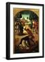 Death of Saint Peter Martyr-Pedro Berruguete-Framed Giclee Print