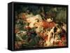 Death of Sardanapalus, 1827-Eugene Delacroix-Framed Stretched Canvas