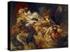 Death of Sardanapalus (Studi)-Eugene Delacroix-Stretched Canvas