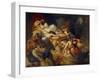 Death of Sardanapalus (Studi)-Eugene Delacroix-Framed Giclee Print