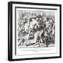 Death of Saul, 1 Samuel-Julius Schnorr von Carolsfeld-Framed Giclee Print