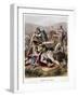 Death of Saul and His Armour Bearer in Battle with the Philistines, 1870-Kronheim & Co-Framed Giclee Print