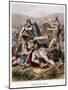 Death of Saul and His Armour Bearer in Battle with the Philistines, 1870-Kronheim & Co-Mounted Giclee Print