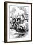 Death of Sebastien Rale, French Jesuit Missionary in America, 1724-null-Framed Giclee Print