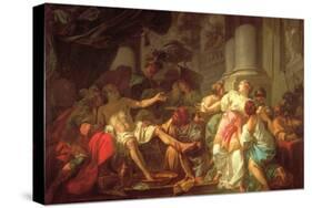 Death of Seneca-Jacques-Louis David-Stretched Canvas
