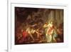 Death of Seneca-Jacques-Louis David-Framed Premium Giclee Print