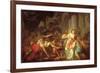 Death of Seneca-Jacques-Louis David-Framed Premium Giclee Print