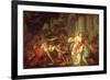 Death of Seneca-Jacques-Louis David-Framed Premium Giclee Print