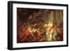 Death of Seneca-Jacques-Louis David-Framed Art Print