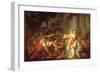 Death of Seneca-Jacques-Louis David-Framed Art Print