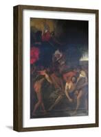 Death of Sinner, 1625-1630-Giovanni Andrea De Ferrari-Framed Giclee Print