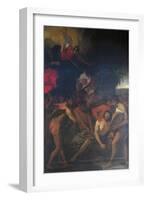 Death of Sinner, 1625-1630-Giovanni Andrea De Ferrari-Framed Giclee Print