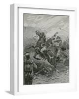 Death of Sir Edward Pakenham at the Battle of New Orleans, 1814-Paul Hardy-Framed Giclee Print