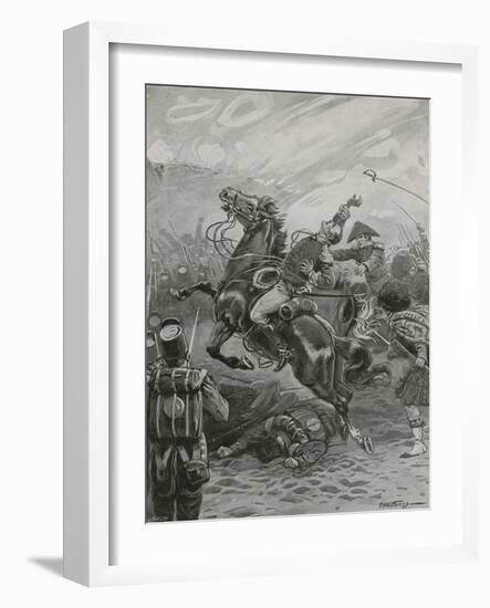 Death of Sir Edward Pakenham at the Battle of New Orleans, 1814-Paul Hardy-Framed Giclee Print