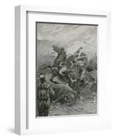 Death of Sir Edward Pakenham at the Battle of New Orleans, 1814-Paul Hardy-Framed Giclee Print