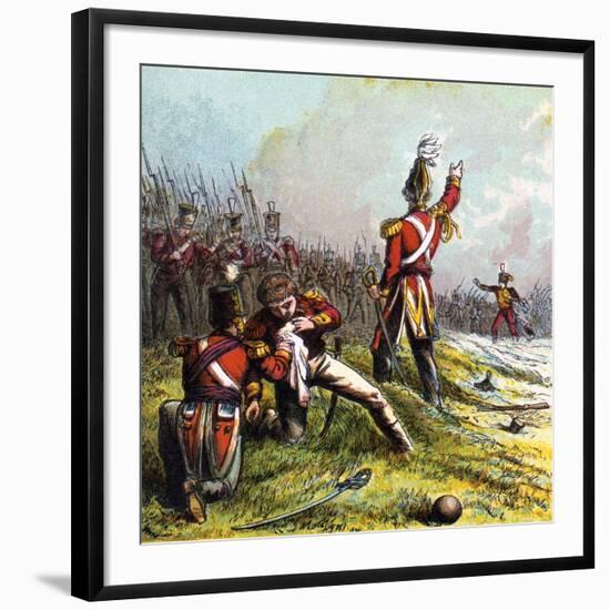 Death of Sir John Moore, 1809-null-Framed Giclee Print