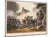 Death of Sir Thomas Picton, Engraved by M. Dubourg, 1819 (Coloured Aquatint)-John Augustus Atkinson-Mounted Giclee Print