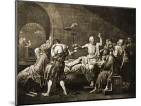 Death of Socrates-Jacques-Louis David-Mounted Giclee Print