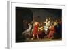 Death of Socrates-Jacques-Louis David-Framed Art Print