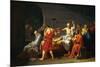 Death of Socrates-Jacques-Louis David-Mounted Art Print