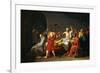 Death of Socrates-Jacques-Louis David-Framed Premium Giclee Print