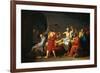 Death of Socrates-Jacques-Louis David-Framed Premium Giclee Print