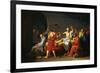 Death of Socrates-Jacques-Louis David-Framed Premium Giclee Print