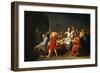 Death of Socrates-Jacques-Louis David-Framed Art Print