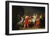 Death of Socrates-Jacques-Louis David-Framed Art Print