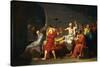 Death of Socrates-Jacques-Louis David-Stretched Canvas