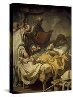 Death of St. Francis De Sales, 1766-Louis Jean Jacques Durameau-Stretched Canvas