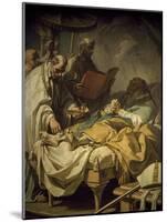 Death of St. Francis De Sales, 1766-Louis Jean Jacques Durameau-Mounted Giclee Print