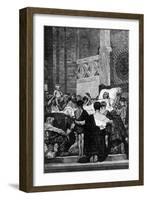 Death of St Genevieve-Jean-Paul Laurens-Framed Art Print