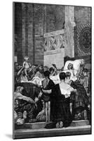 Death of St Genevieve-Jean-Paul Laurens-Mounted Art Print