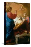 Death of St. Joseph-Pompeo Batoni-Stretched Canvas