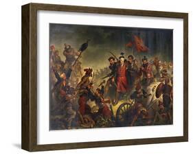 Death of Stanislaw Zolkiewski in a Battle of Cecora 1620, 1877-Walery Eljasz-Radzikowski-Framed Giclee Print