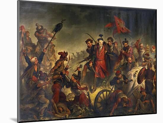 Death of Stanislaw Zolkiewski in a Battle of Cecora 1620, 1877-Walery Eljasz-Radzikowski-Mounted Giclee Print