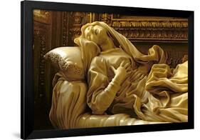 Death of the Blessed Ludovica Albertoni, from the Altieri Chapel, 1674-Giovanni Lorenzo Bernini-Framed Giclee Print