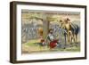 Death of the Chevalier De Bayard-null-Framed Giclee Print