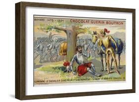 Death of the Chevalier De Bayard-null-Framed Giclee Print