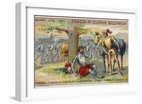 Death of the Chevalier De Bayard-null-Framed Giclee Print