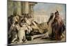 Death of the Dido, 1757-Giovanni Battista Tiepolo-Mounted Giclee Print