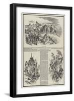 Death of the Duke of Wellington-Sir John Gilbert-Framed Giclee Print