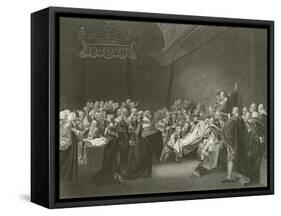 Death of the Earl of Chatham, 1778-John Singleton Copley-Framed Stretched Canvas