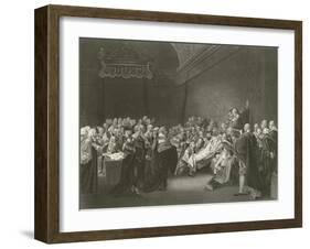 Death of the Earl of Chatham, 1778-John Singleton Copley-Framed Giclee Print