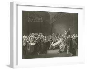 Death of the Earl of Chatham, 1778-John Singleton Copley-Framed Giclee Print