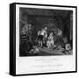 Death of the Earl, Plate V of Marriage a La Mode, 1833-TE Nicholson-Framed Stretched Canvas