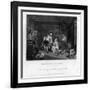 Death of the Earl, Plate V of Marriage a La Mode, 1833-TE Nicholson-Framed Giclee Print